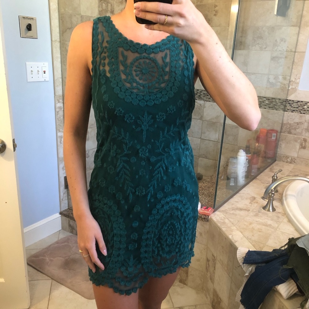 Free people crochet dress